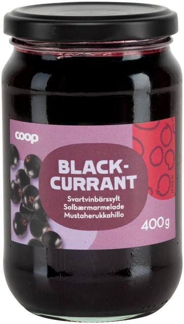 Coop mustaherukkahillo 400 g