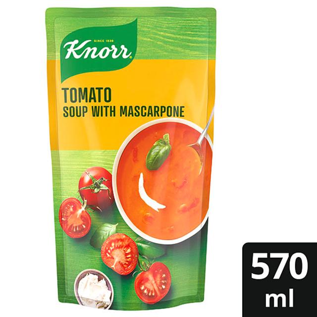 Knorr tomaattikeitto mascarponejuustolla ja auringonkuivatuilla tomaateilla 570 ml
