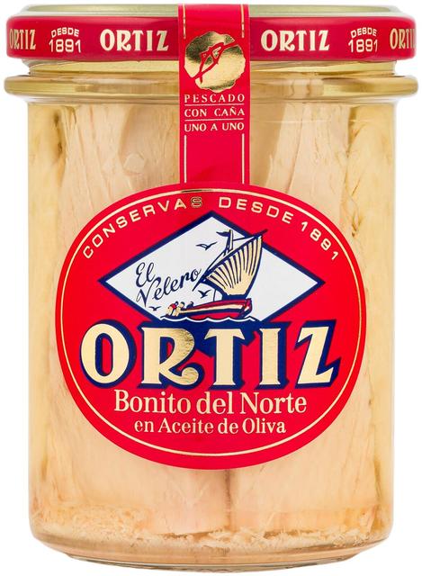Ortiz valkotonnikala oliiviöljyssä 220g