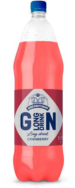 Sinebrychoff Long Drink Cranberry muu alkohoolne jook 5,5%vol 1,5l