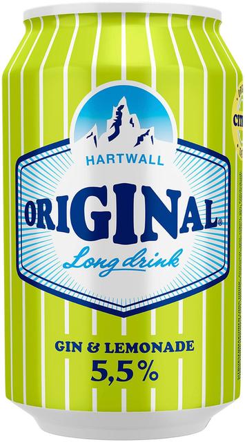 Hartwall Original Long Drink Lemonade muu alkohoolne jook 5,5%vol 330ml