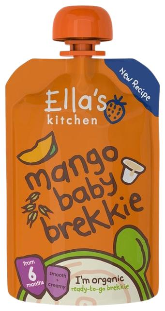 Ella´s Kitchen mango-jogurti-riisipüree 100 g, öko, alates 6-elukuust