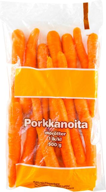 Porkkanapussi 500g