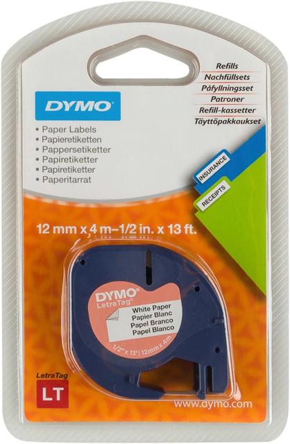 Dymo Letra Tag teippi 12mm 4m