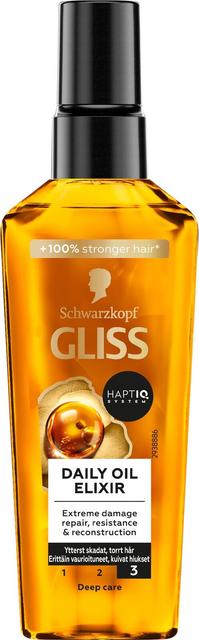 Schwarzkopf Gliss Daily Oil Elixir hoitoöljy 75 ml