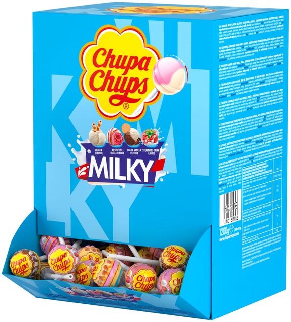 Chupa Chups Milky Lollipop pulgakomm 12 g