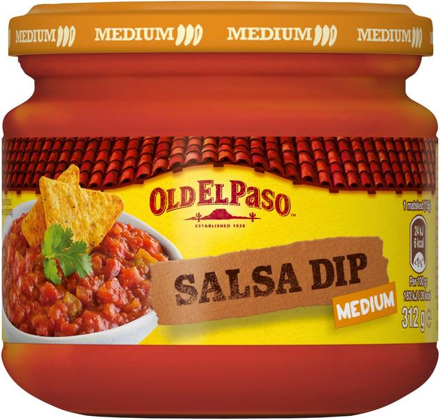 Old El Paso 312g Salsa dip medium