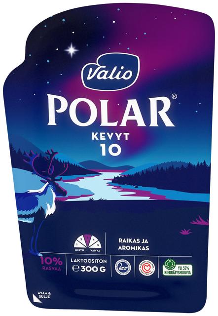 Valio Polar® Kevyt 10 % e300 g viipale