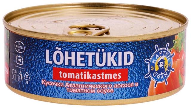 Lõhetükid tomatikastmes 230g