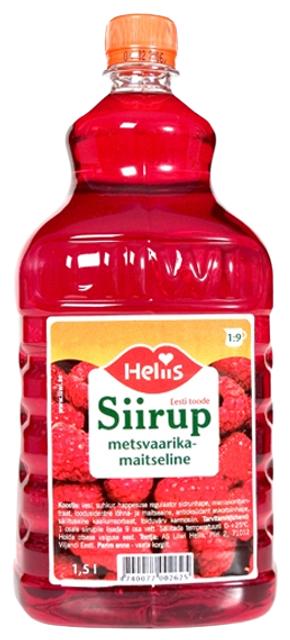 Heliis metsvaarika siirup 1,5L