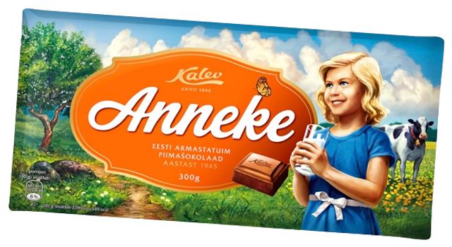 Kalev Anneke piimašokolaad 300 g