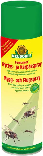 Neudorff 500ml hyttys-ja kärpässpray Permanent