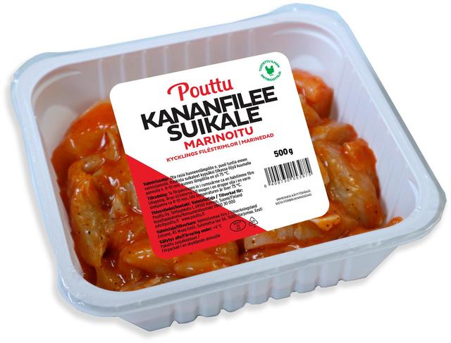 Pouttu Kanan Filee suikale 500g, marinoitu