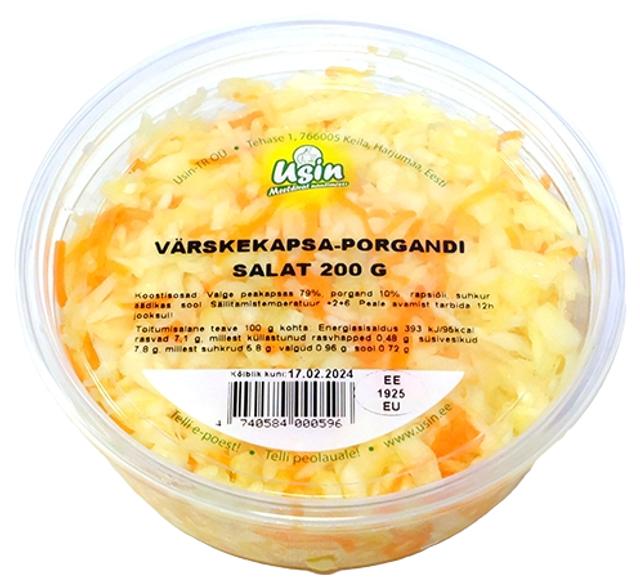 Värskekapsa-porgandisalat 200 g