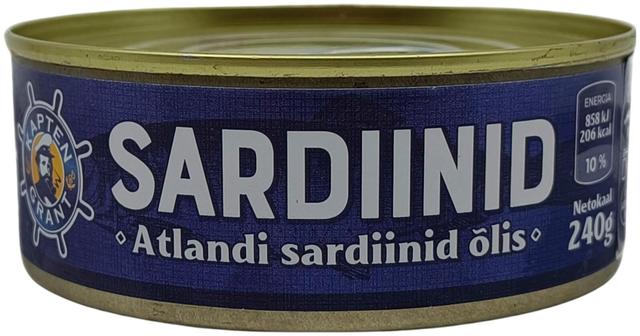 Sardiinid õlis 240g