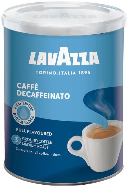 Jahvatatud kofeiinivaba kohv Caffe Decaffeinato 250g purgis