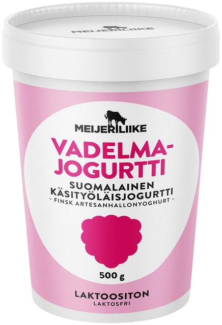 Meijeriliike Käsityöläisjogurtti - Vadelmajogurtti 500g