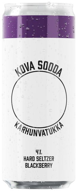 Nålla Kova Sooda Hard Seltzer Karhunvatukka 4.0% 0,33l tölkki