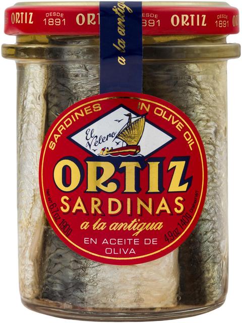 Ortiz  sardiinifileet oliiviöljyssä 190g