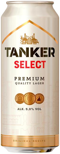 Tanker Select Lager hele õlu 5%vol 500ml