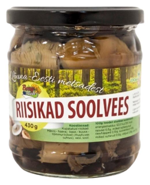 Riisikad soolvees 430/270 g