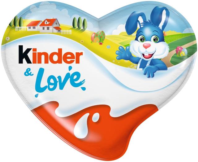 Kinder & Love Easter suklaasydän maitoisalla täytteellä 37g