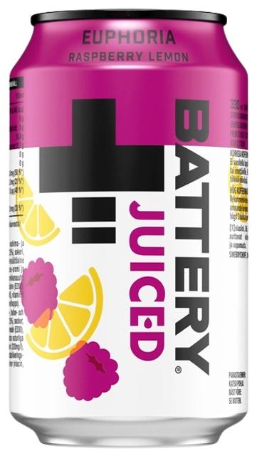 Battery Juiced Euphoria energiajuoma tölkki 0,33 L