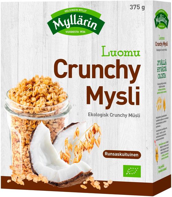 Myllärin Luomu Crunchy Mysli 375 g