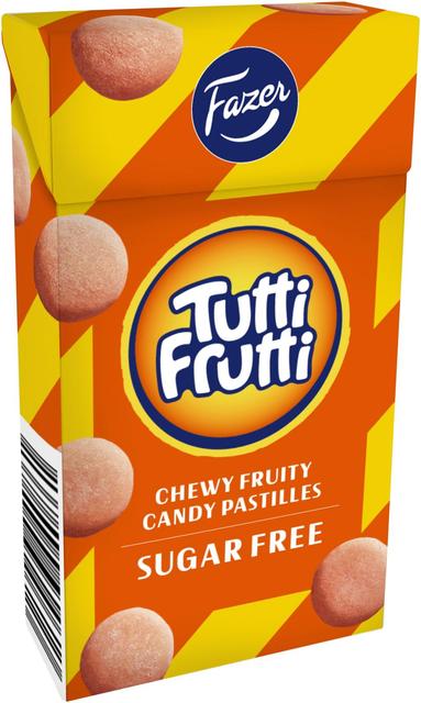 Fazer Tutti Frutti sokeriton hedelmä pastilli 40 g