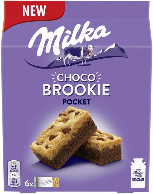 Milka küpsised choco brookie 132 g