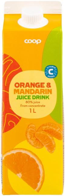 Coop appelsiini-mandariinimehu + C 1l