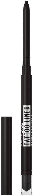 Maybelline New York Tattoo Liner Automatic Gel pencil 10 Pitch Black silmänrajauskynä 0,28 g