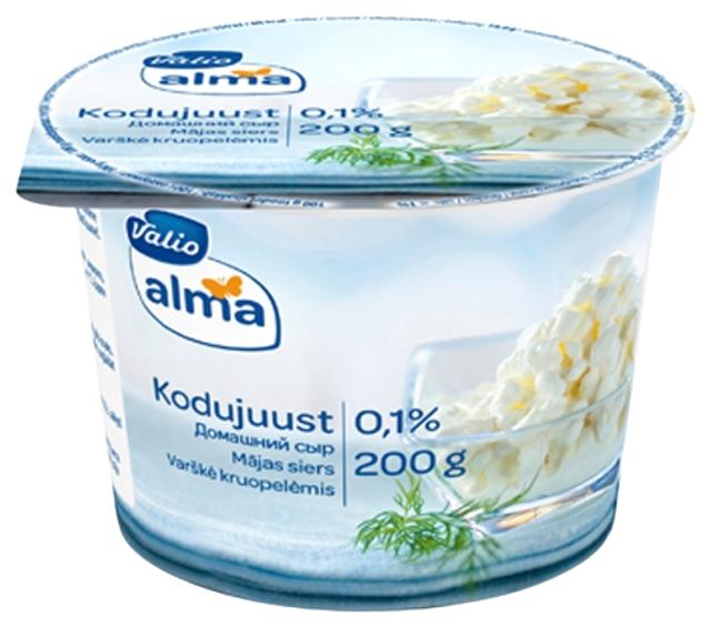 Rasvatu kodujuust 0,1%, 200 g