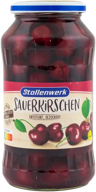 Stollenwerk 680/350g kivettömät hapankirsikat