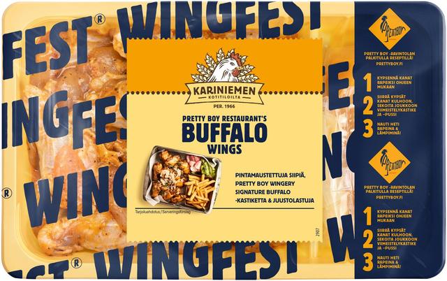 Kariniemen Kananpojan Wingfest® Wings Buffalo 750 g