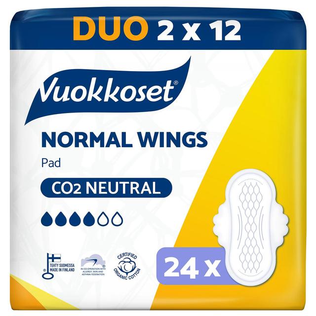 Vuokkoset Normal Wings Duo ohutside 2x12 kpl