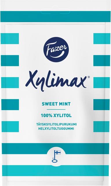 Fazer Xylimax Sweet Mint mintunmakuinen täysksylitolipurukumi 80g
