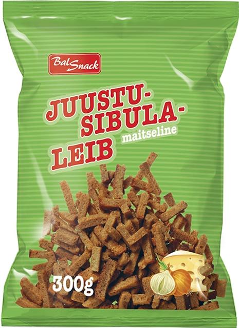 Balsnack juustu-sibulamaitseline leib 300g