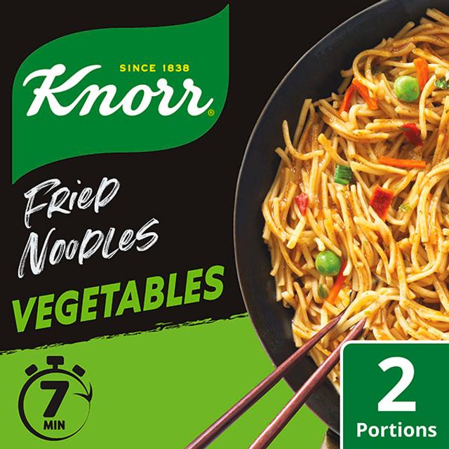 Knorr  Asian Fried Noodles Nuudeliateria-ainekset  Vihanneksia ja nuudeleita   125 g