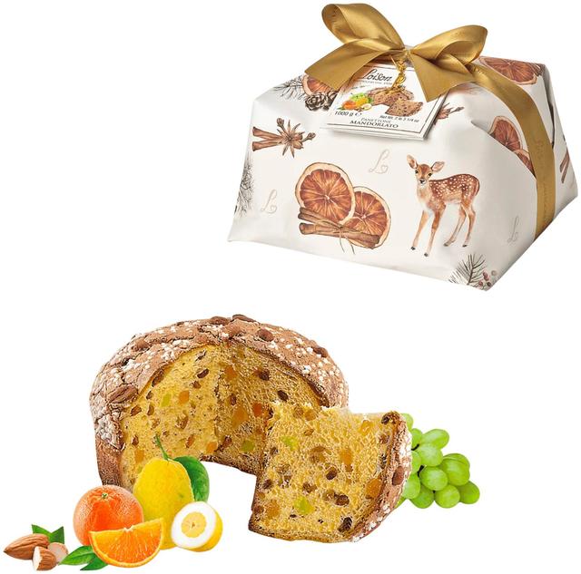 Loison Panettone joulukakku mantelikuorrutteella