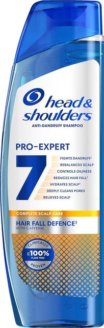 head&shoulders 7 Pro-Expert Anti-Hairfall Defence with caffeine 250ml shampoo