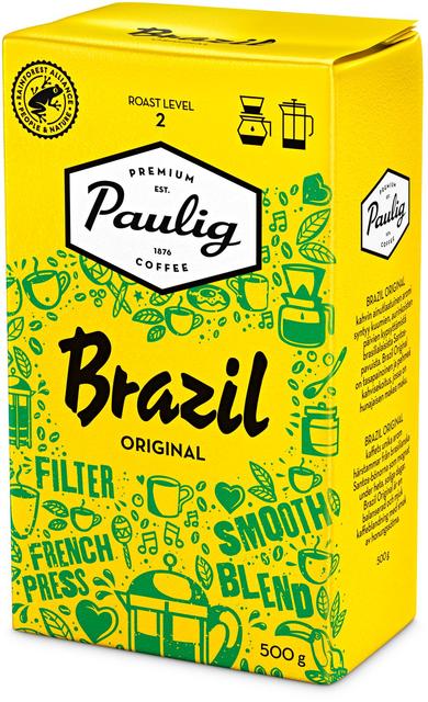 Paulig Brazil Original kahvi suodatinjauhatus 500g