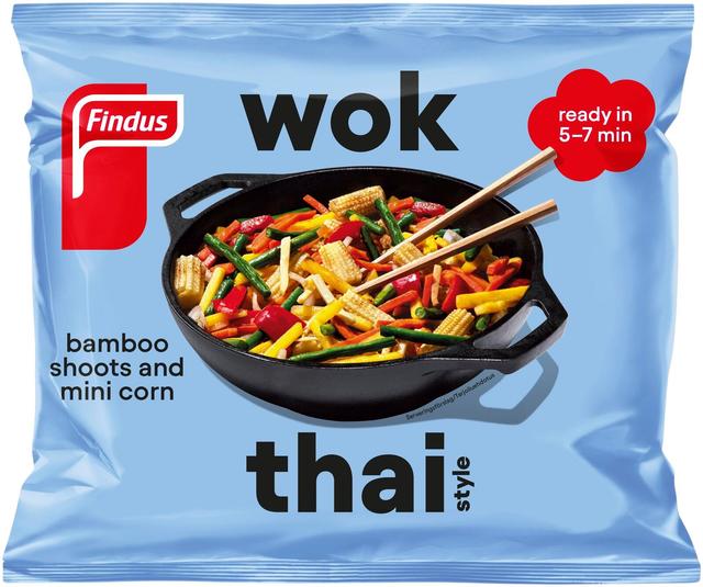 Findus Wok Thai Style 450g, pakaste