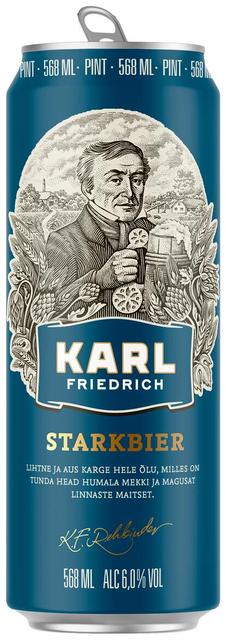 Karl Friedrich Starkbier õlu 6%vol 568ml