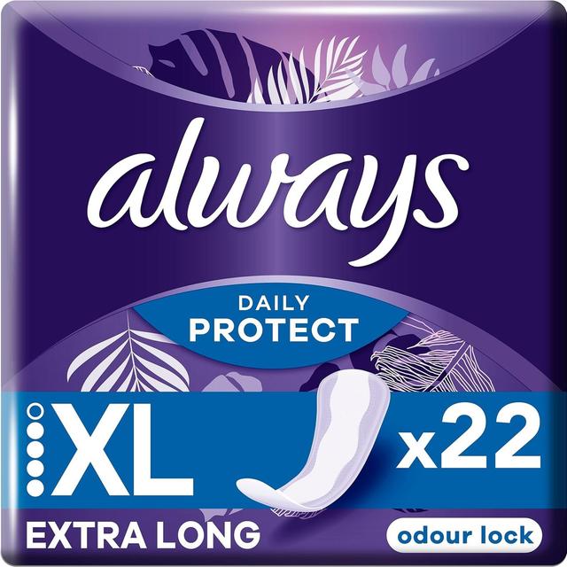 Always 22kpl Daily Protect Extra Long pikkuhousunsuoja