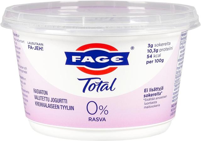 Fage Total kreikkalainen jogurtti 0% 500g