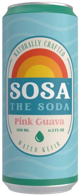 Sosa Water Kefir Pink Guava fermenteeritud jook 330 ml