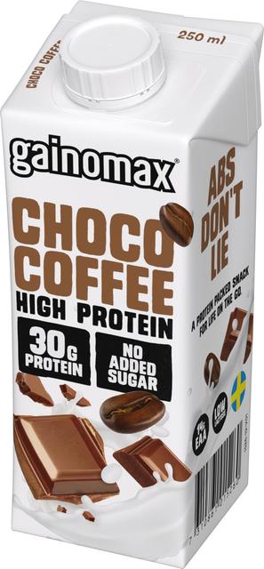 Gainomax High Protein drink Choco Coffee Proteiinijuoma 250ml
