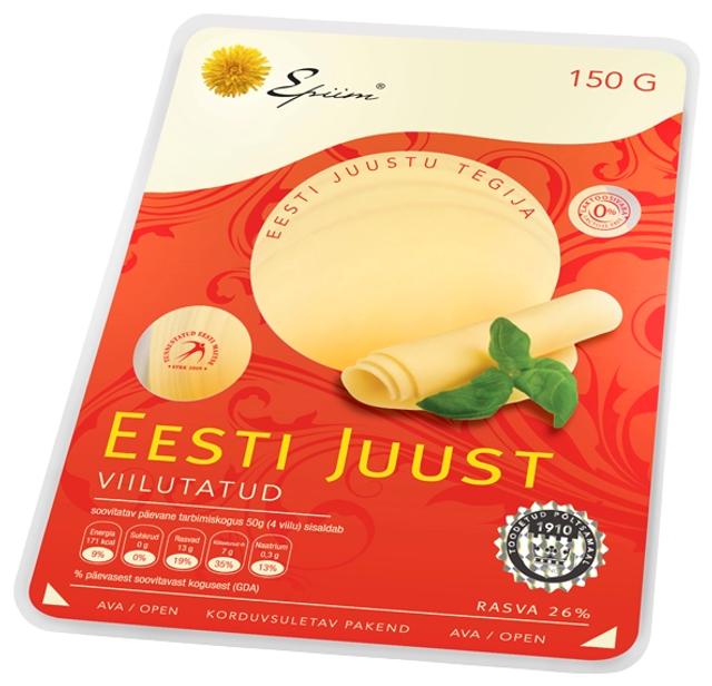 Eesti juust, viilutatud, 150 g