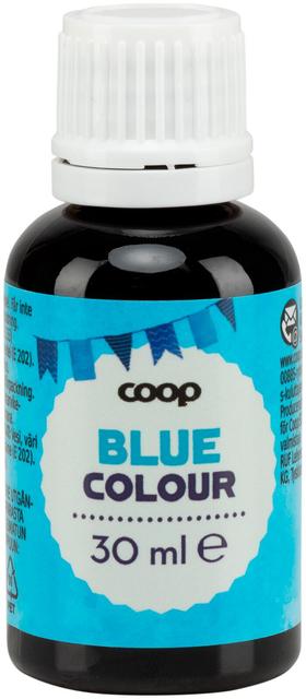 Coop elintarvikeväri sininen 30 ml